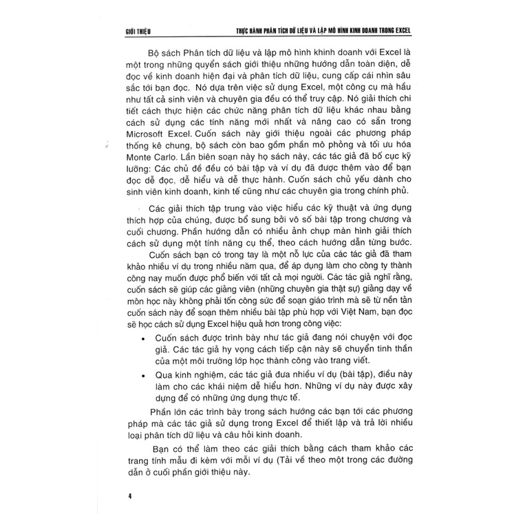 Sách - Thực Hành Phân Tích Dữ Liệu Và Lập Mô Hình Kinh Doanh Trong Excel - STK