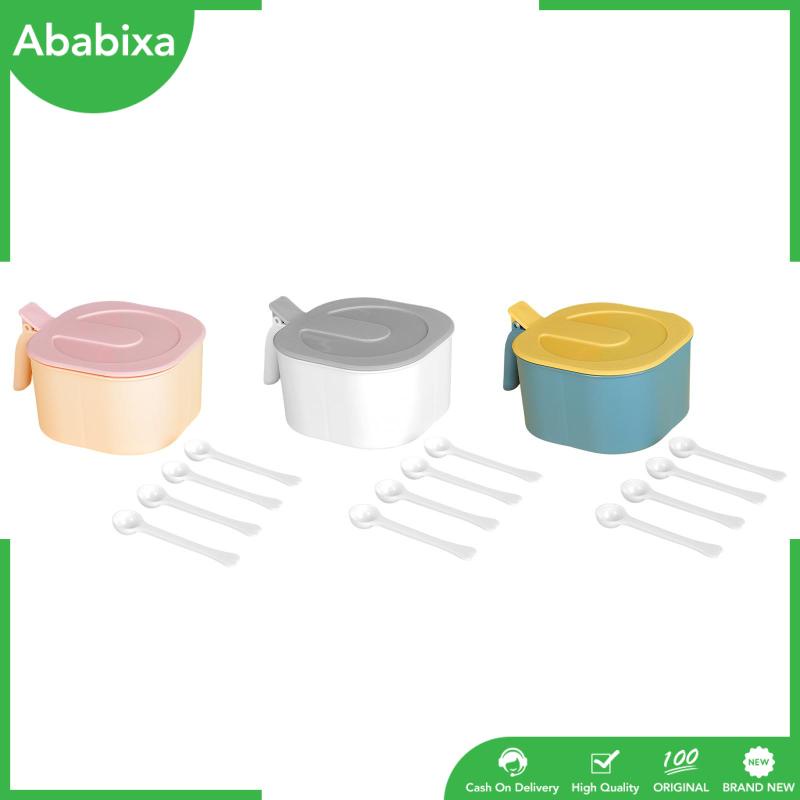 Hộp Đựng Gia Vị 4 Ngăn Tiện Dụng Cho Nhà Bếp