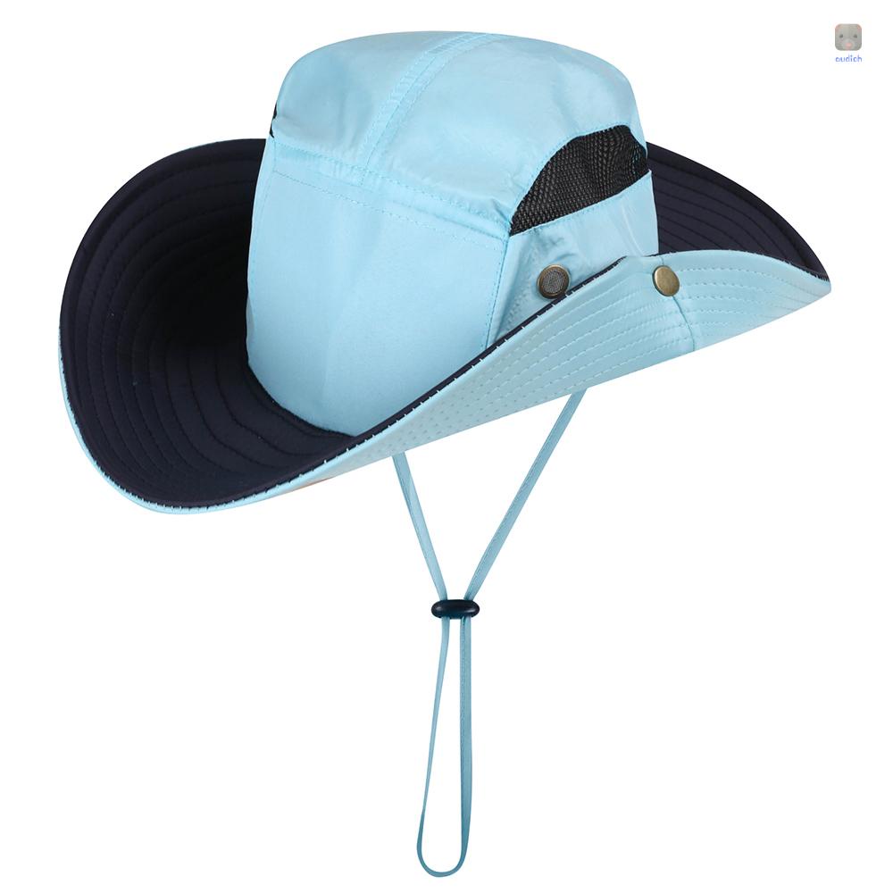 Mũ Rộng Vành Chống Nắng Kèm Tấm Che Cổ Tiện Dụng Mang Theo Du Lịch / Cắm Trại / Câu Cá