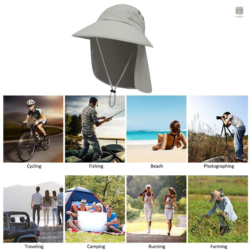 Mũ Rộng Vành Chống Tia UV Tiện Dụng Khi Đi Cắm Trại / Leo Núi / Câu Cá