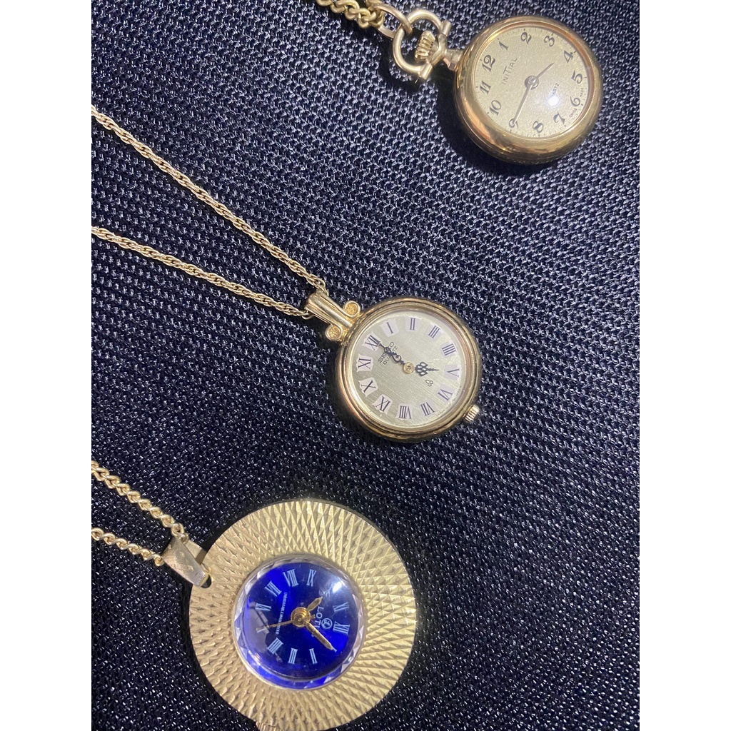 Độc lạ dây chuyền đồng hồ cho nam nữ hàng 2hand, vintage bãi Nhật