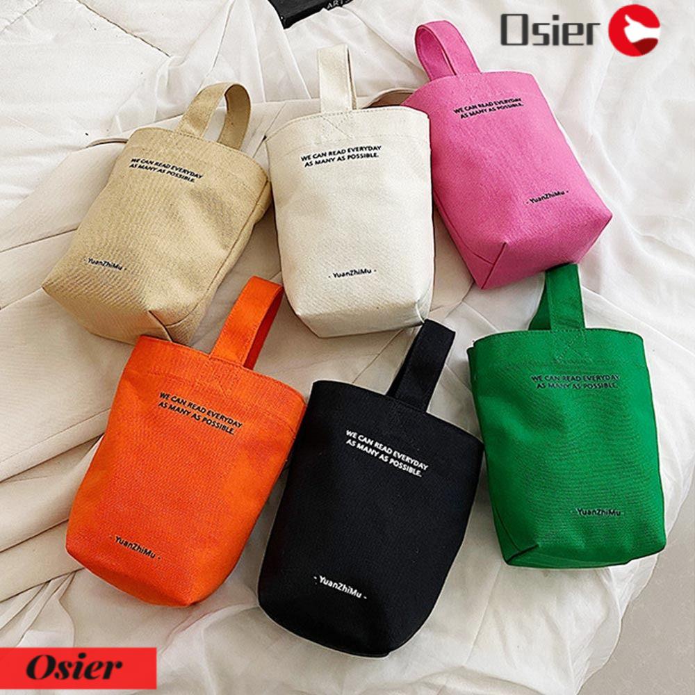 Túi Đeo Chéo Vai Kích Thước Lớn Bằng Vải Bạt In Chữ 1 Thời Trang Mua Sắ