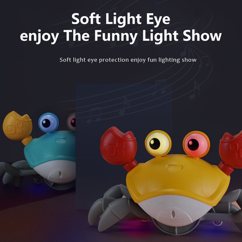 Đồ Chơi Chú Cua Điện Tử Phát Nhạc Vui Nhộn Dành Cho Bé