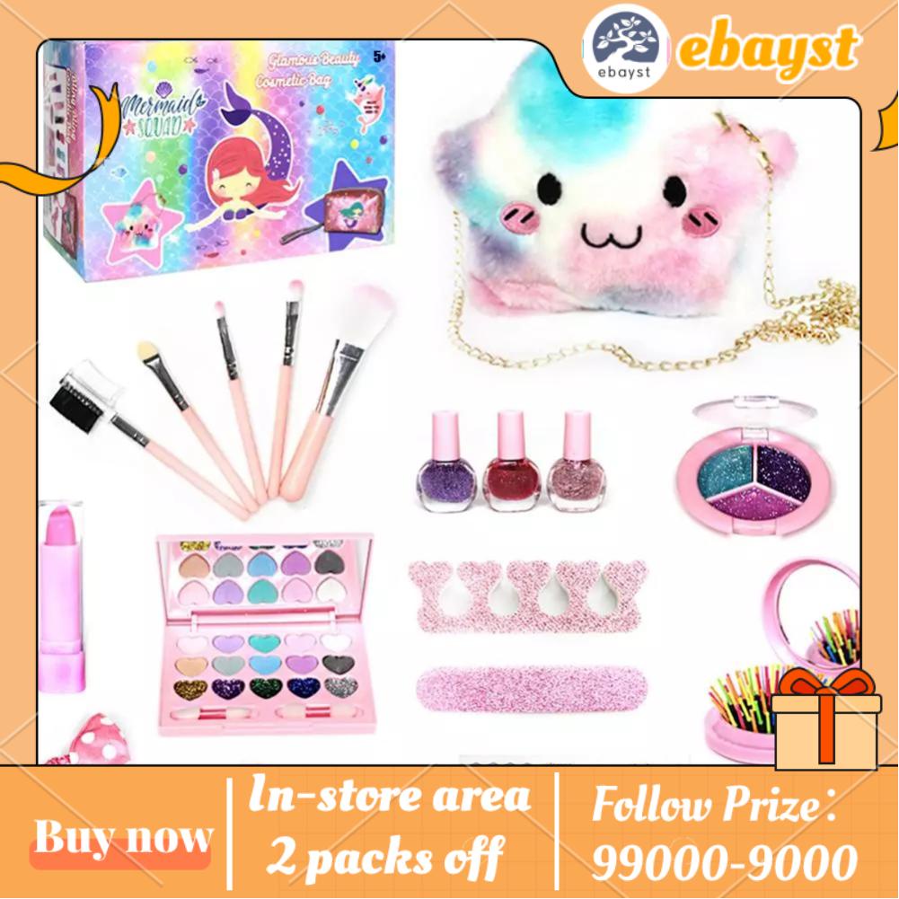 Ebayst Kids Makeup Kit for Girls Cosmetics Make Up Set Washable Play Little Xmas Birthday Gift