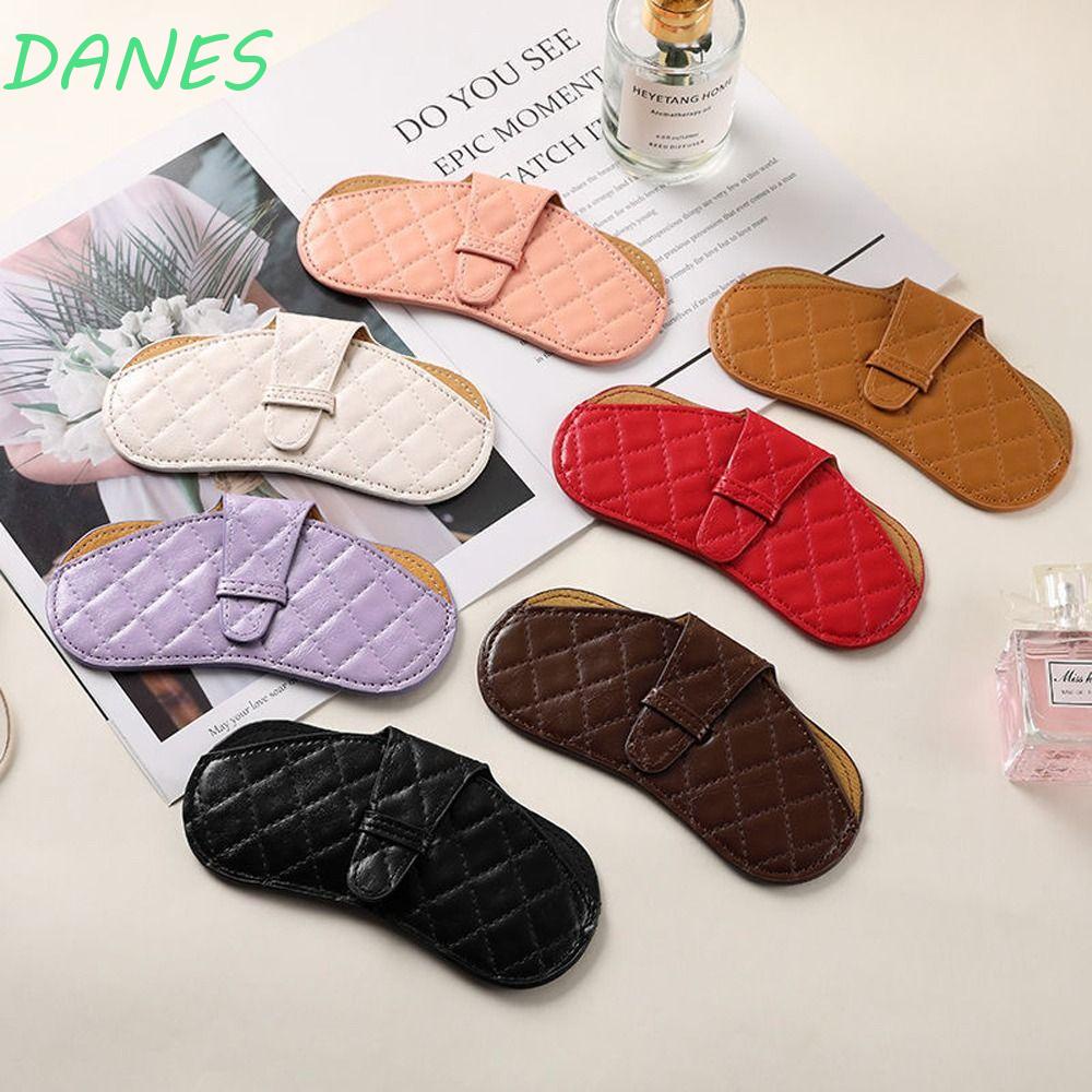 Túi Da PU Đựng Mắt Kính Chống Thấm Nước Phong Cách Hàn Quốc Thanh Lịch Giá Đỡ