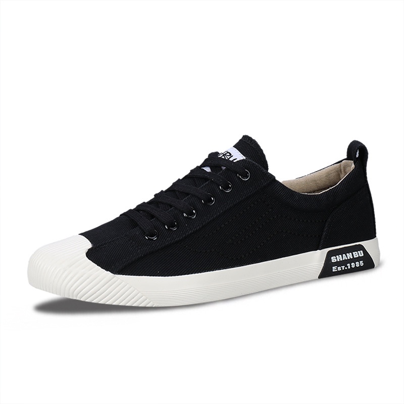 Giày Vải Canvas Thoáng Khí Phong Cách Hàn Quốc Thời Trang Xuân Hè Mới Cho Nam