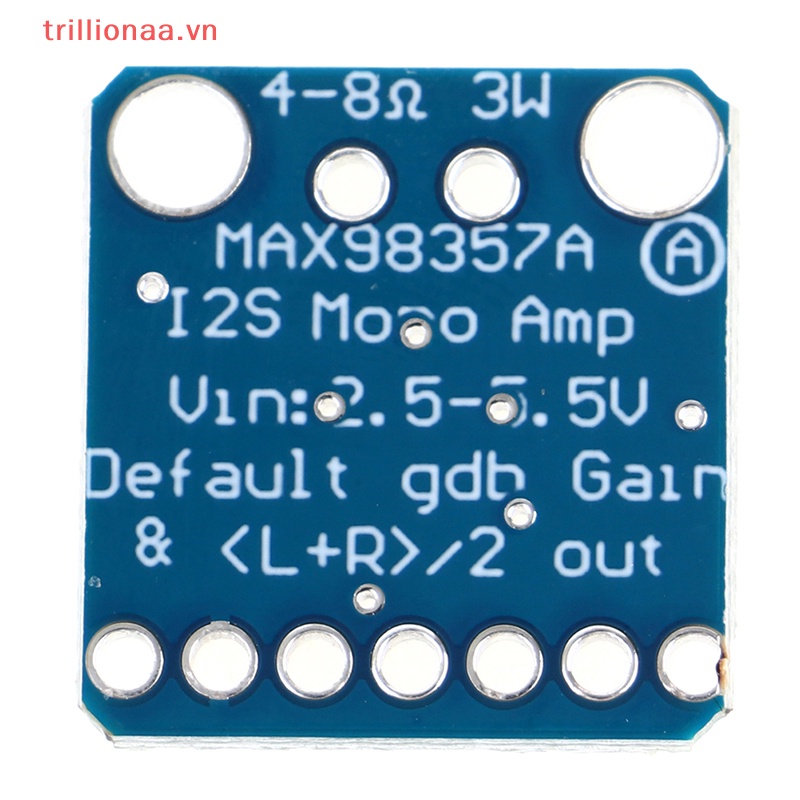 Mạch Khuếch Đại Âm Thanh Trillionaa MAX98357 MAX98357A I2S 3W Class D I2S DAC