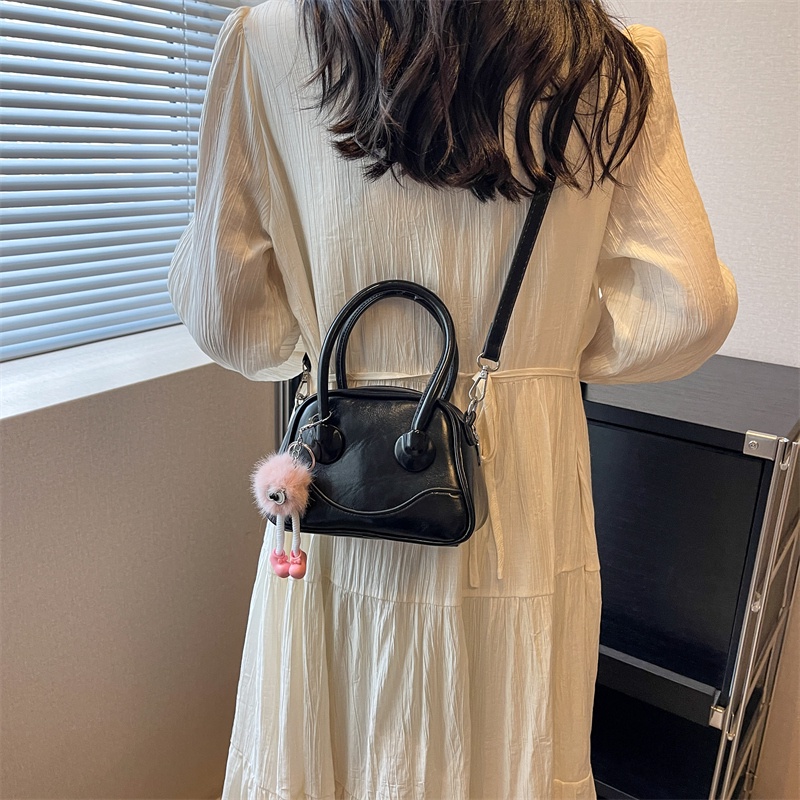 Túi Xách Da PU Đeo Chéo Màu Trơn Thời Trang Chất Lượng Cao Cho Nữ