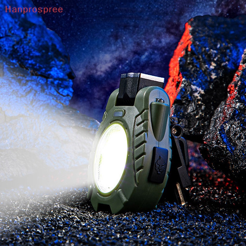 Đèn Pin 6WCOB XPE Mini Có Kẹp Gắn Mũ Lưỡi Trai Tiện Dụng