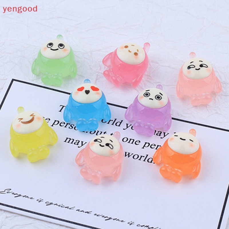 Set 5 Đồ trang trí Nhân Vật Hoạt Hình Bằng Nhựa Resin Phát Quang Trang Trí Sân Vườn / Xe Hơi