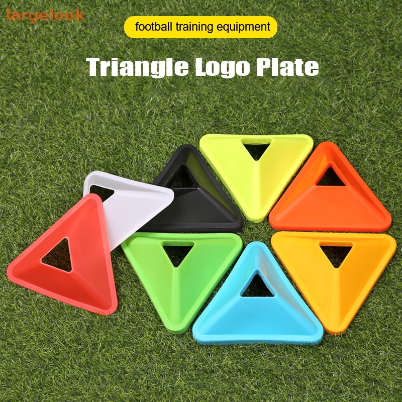 Đĩa Chặn Hình Tam Giác Bằng PVC Có 4 Màu Dùng Luyện Tập Đá Banh / Bóng Rổ