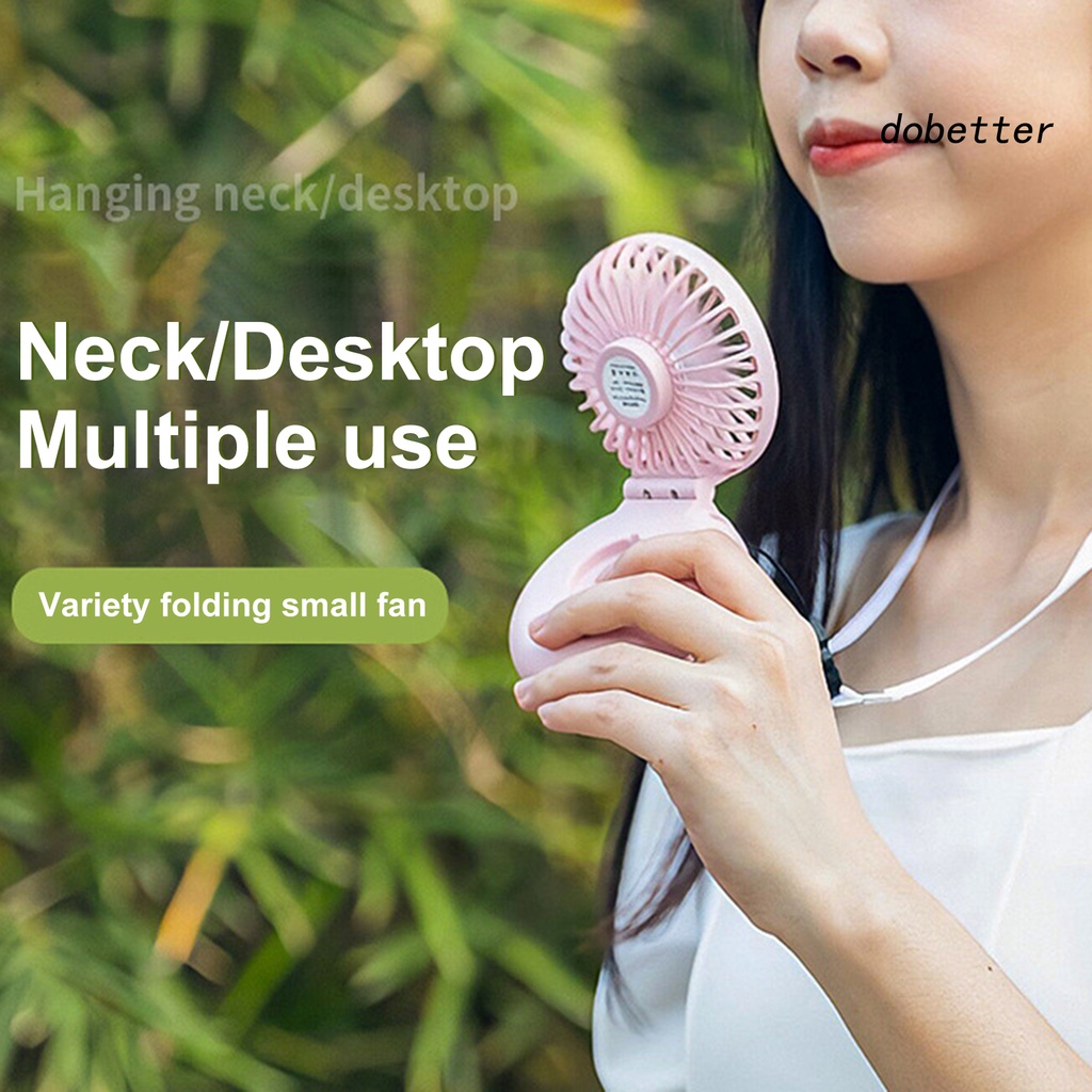 1 Bộ Quạt USB Gấp 180 Độ Gió Mạnh 3 Bánh Răng Có Thể Sạc Lại 3 Trong 1