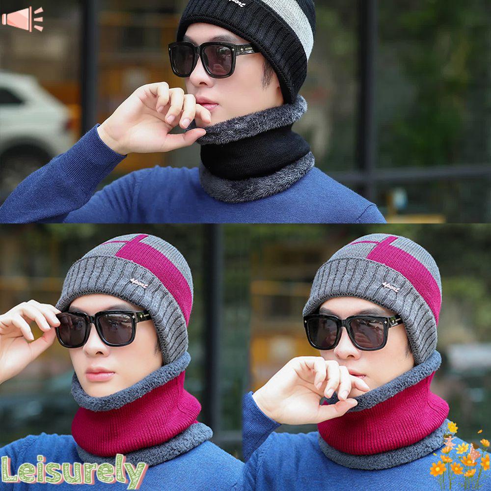 Mũ Len Beanie Dày Dặn Giữ Ấm Thời Trang Đi Xe Đạp Cho Bé Trai Và Gái