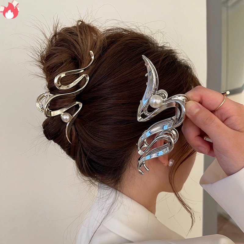 Kẹp Tóc Hình Cá Mập Cỡ Lớn Thời Trang Chất Lượng Cao Cho Nữ