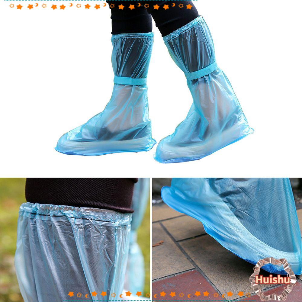 Vỏ Bọc Giày Đi Mưa Trong Suốt Chống Trượt Chống Thấm Nước Tái Sử Dụng Tiện Lợi