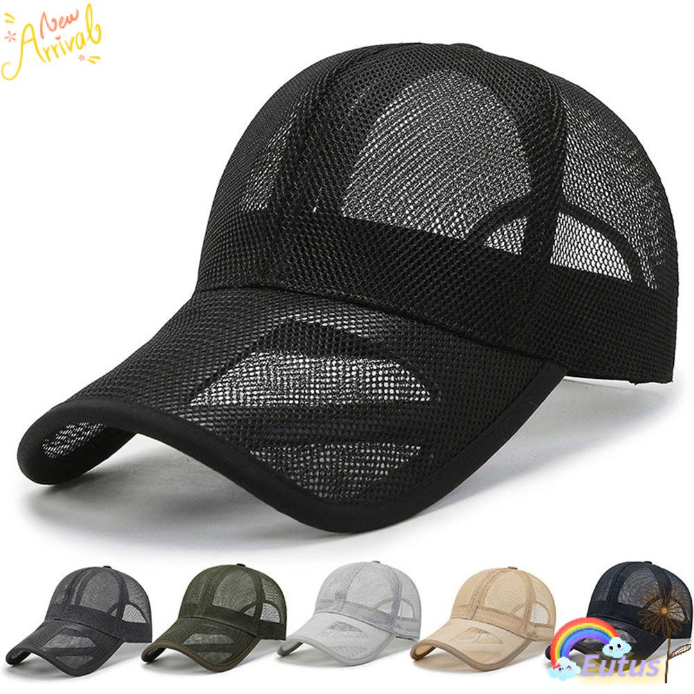 Mũ Lưỡi Trai Chống Nắng Phối Lưới Thoáng Khí Thời Trang Mùa Hè Cho Nam
