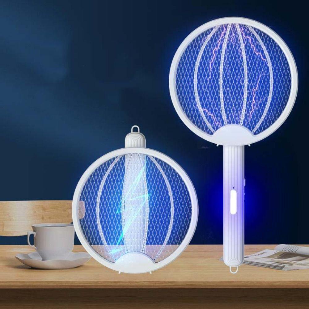 YIYU Vợt Điện Diệt Muỗi / Côn Trùng Xoay Được Sạc USB TYLER1 Tiện Lợi Dành Cho Mùa Hè
