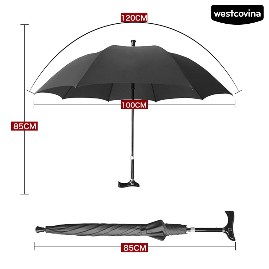 [COD]☁Dù Mở Tự Động Tay Cầm Dài Sáng Tạo Có Thể Thu Gọn