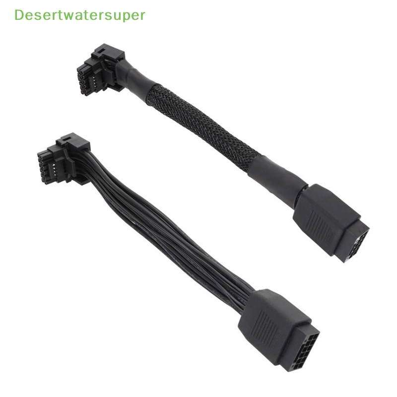 Thẻ Chuyển Đổi Hình Ảnh 16Pin GPU Sang PCIE5.0 2VHPWR 12 + 4pin 90° Dây Cáp Nguồn GPU 15CM / 5.9in Chất Lượng Cao