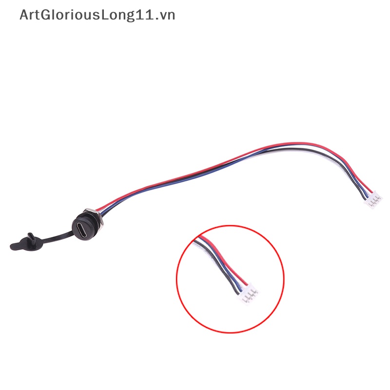 Ổ Cắm Sạc USB Loại C 2 / 4 / 5Pin PH2.0 Không Thấm Nước