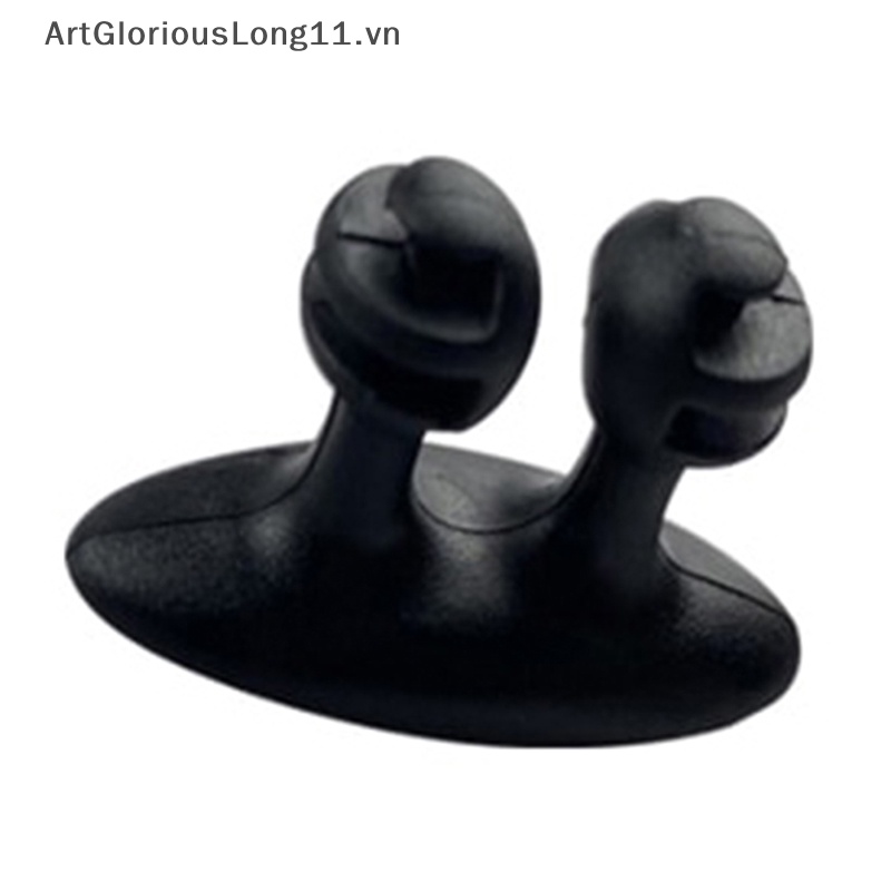 Set 10 Móc Kẹp Giữ Dây Cáp Sạc Điện Thoại / Bảng Điều Khiển Xe Hơi