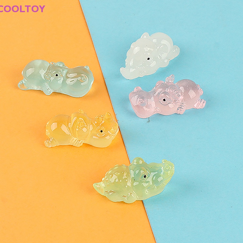 1 Tượng Động Vật Hoạt Hình Phát Sáng Trang Trí Xe Hơi