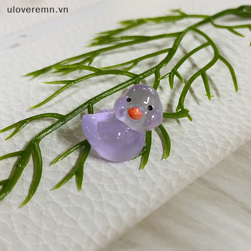 Bộ 5 Kẹp Tóc Hình Chú Vịt Dạ Quang Xinh Xắn