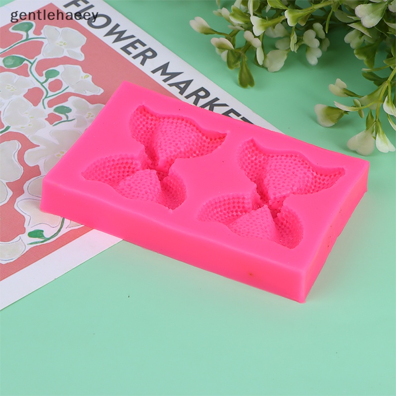 1 Khuôn Silicone Làm Bánh Hình Nơ 3D Độc Đáo