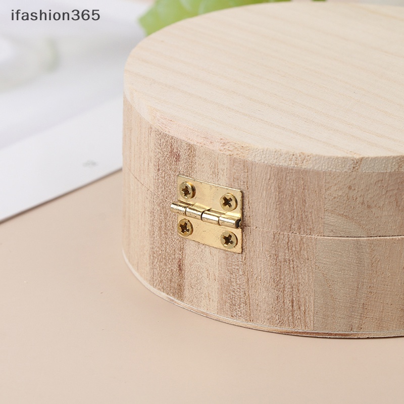 Hộp Đựng Trang Sức Hình Tròn Có Khóa Phong Cách Vintage Thời Trang ifashion365