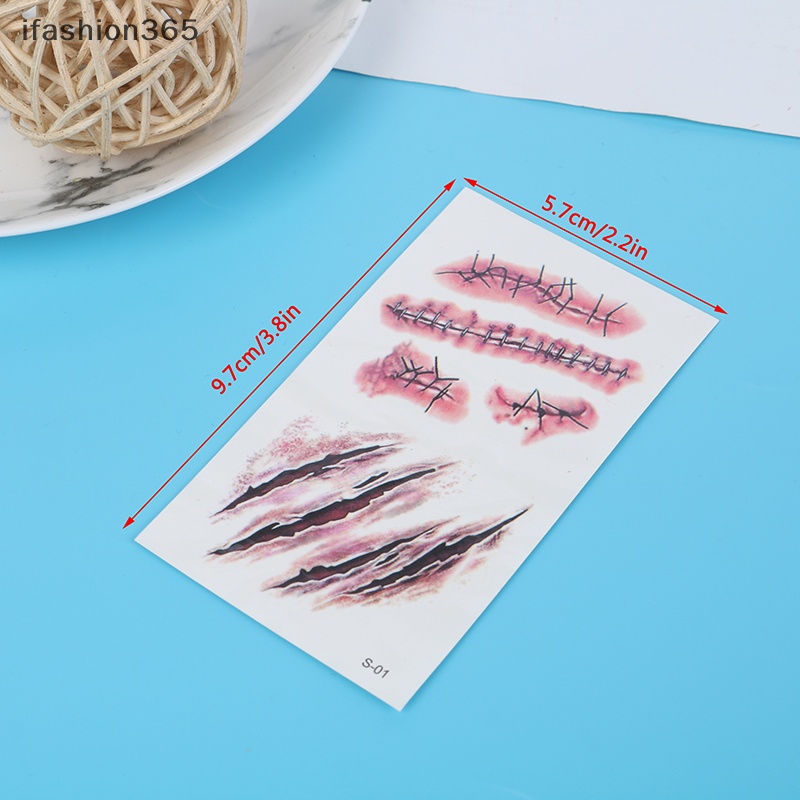 Sticker Vết Thương Giả Chống Thấm Nước Dùng Hóa Trang Halloween ifashion365