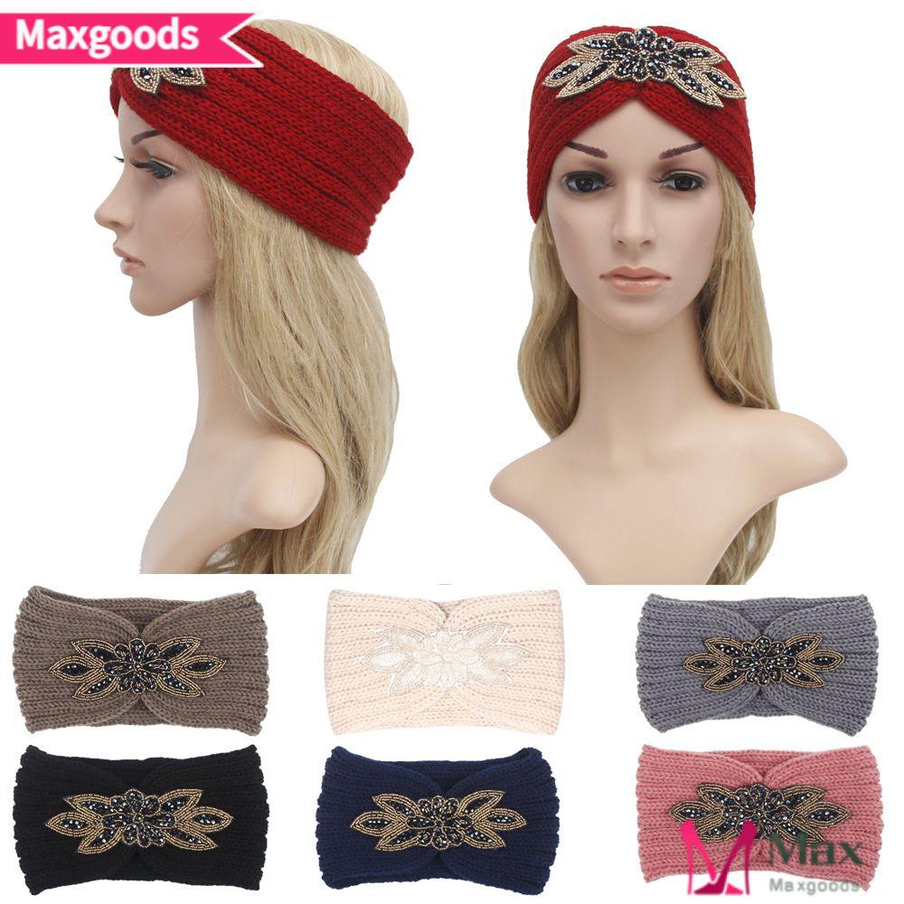 Băng Đô Dệt Kim Bằng Sợi Acrylic Cho Nữ