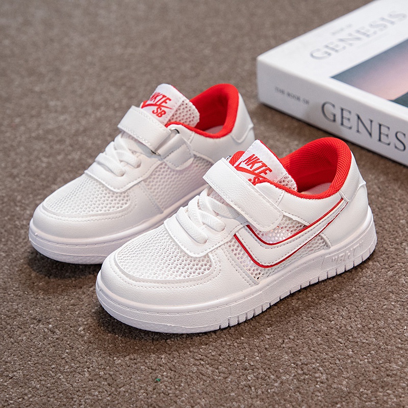Giày SNEAKER Đế Mềm Phối Lưới Thoáng Khí Thời Trang Xuân Hè Cho Bé