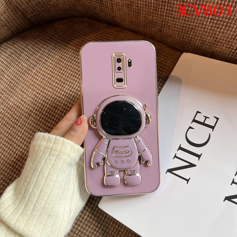 Ốp lưng samsung s9 plus samsung s9 Ốp Điện Thoại Silicone Mềm Có Vòng Đỡ Cho samsung s9 plus s9 FSZJ6 viền vuông cute thường