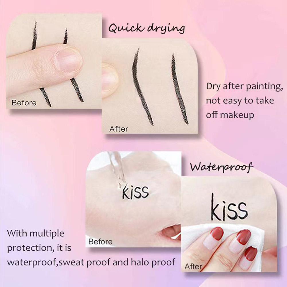 Bút Kẻ Mắt Hai Đầu Dạng Lỏng Không Thấm Nước Đậm Sắc Tố U0I5 P.TWO.P