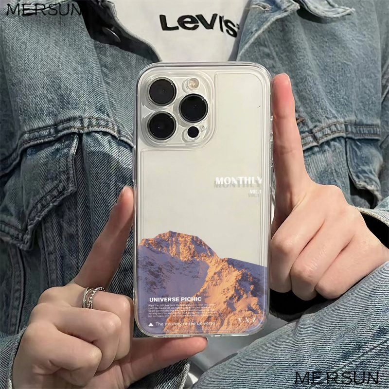 ✅Ốp Điện Thoại Mềm Chống Sốc Kiểu Dáng Đơn Giản 6ins plus78 iPhone12 max Sunshine 11 13 Apple 14pro 4DLU