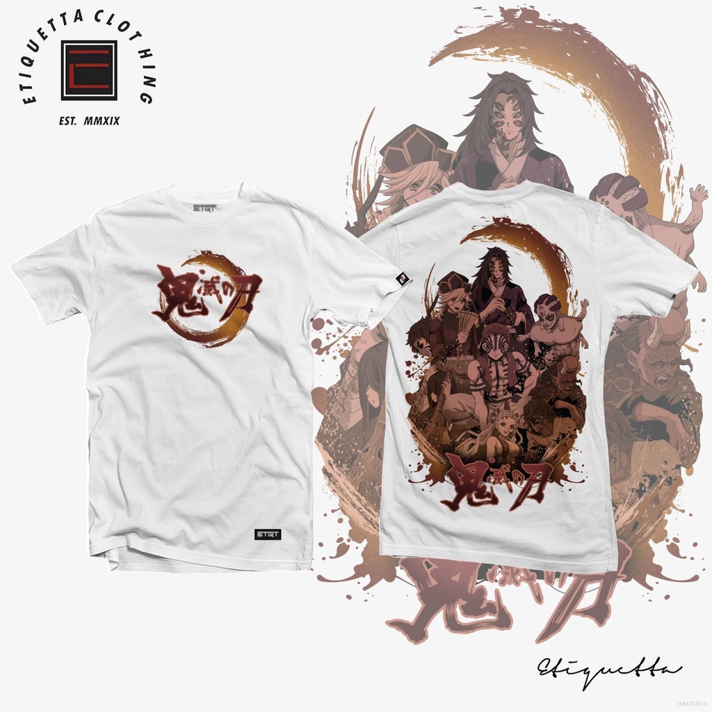 Áo Thun Tay Ngắn In Họa Tiết Hoạt Hình Demon Slayer Phong Cách Harajuku Thời Trang Cho Nam Và Nữ