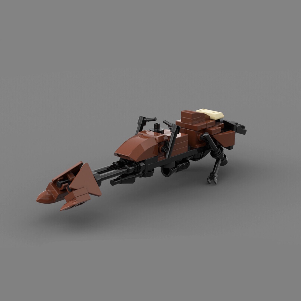 Mô Hình Xe Đạp MOC-69565 Star Wars 74Z Land Speeder Có Hướng Dẫn PDF + 61 Mảnh Tương Thích Với LEGO Chất Lượng Cao