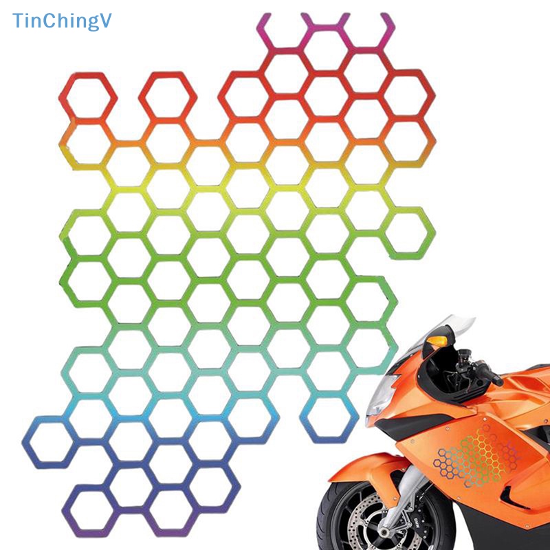 [TinChingV] Hình Dán Tổ Ong Chống Thấm Nước Trang Trí Mũ Bảo Hiểm Xe Máy [Mới]