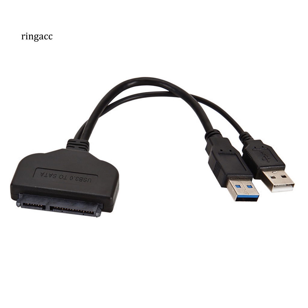 Cáp Chuyển Đổi Ổ Cứng USB Kép Tốc Độ Cao USB 3.0 Sang SATA 2.5 Inch HDD Chuyên Dụng Cho Máy Tính