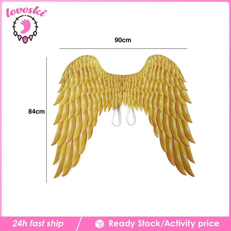 [Lovoski] Vải Không Dệt Hình Thiên Thần 3D Có Dây Điều Chỉnh Thoải Mái