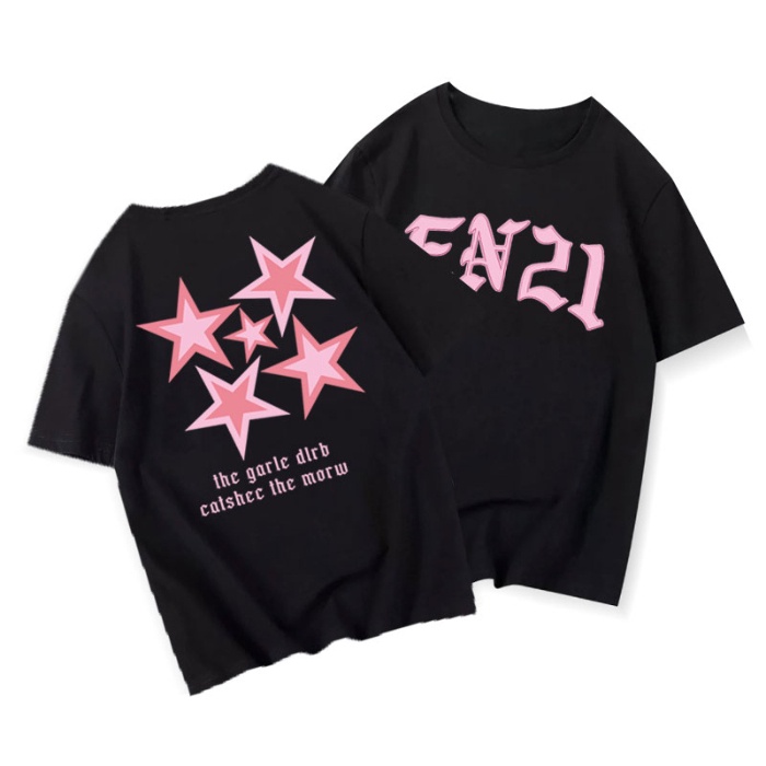 NRVP Áo Thun 100% Cotton Tay Ngắn Phong Cách Hàn Quốc Mới