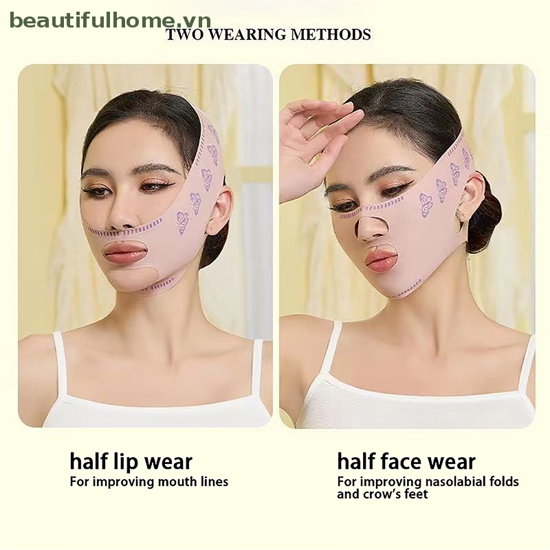 Đai Đeo Nâng Cơ Mặt Tạo Cằm Chữ V Chống Nếp Nhăn Lifg