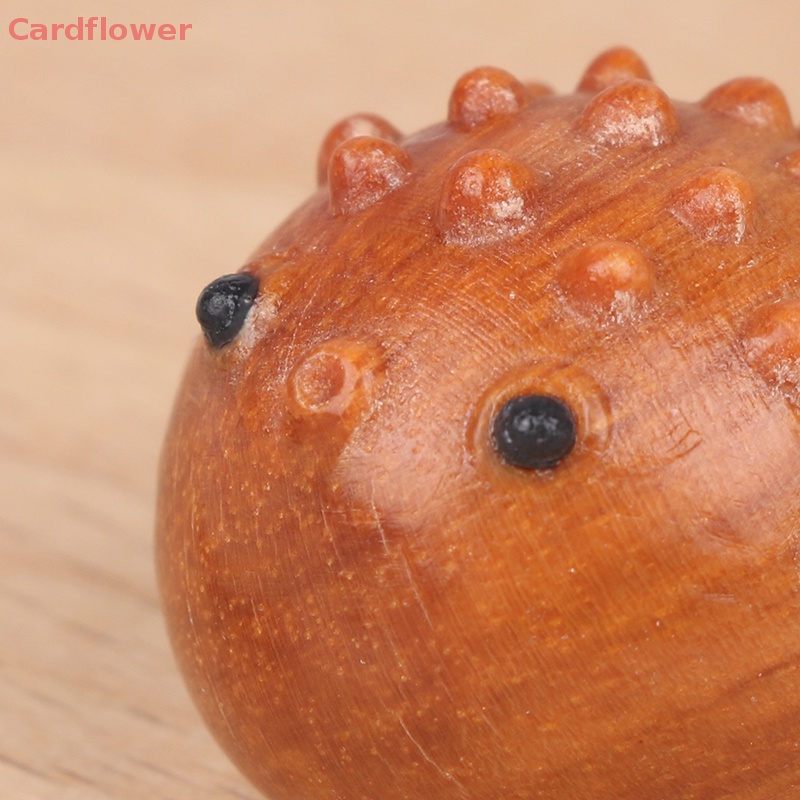 < Cardflower > Móc Chìa Khóa Khắc Hình Động Vật Đáng Yêu Trang Trí Thủ Công DIY Mới