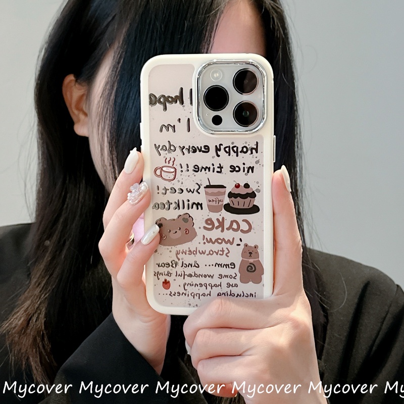 Ốp Điện Thoại Chống Sốc 3 Trong 1 Họa Tiết Đáng Yêu Cho iPhone 14 13 12 11 Pro Max