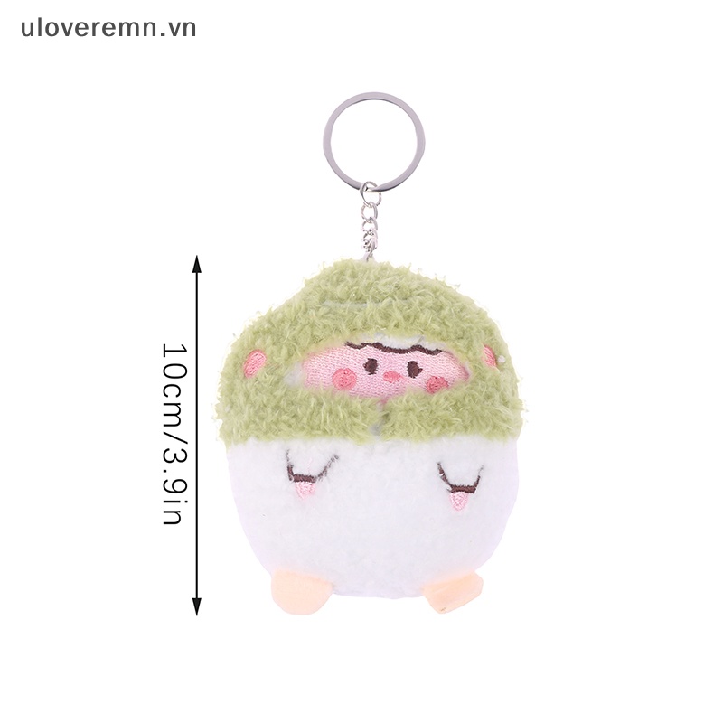 Búp Bê Nhồi Bông Hình Thỏ / Gà 10CM Mềm Mại Trang Trí Ba Lô / Móc Khóa