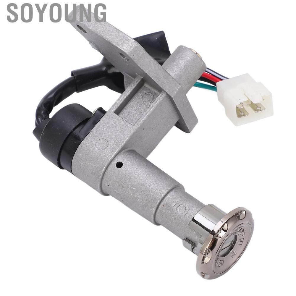 Soyoung Motorcycle Parts Ignition Switch Key Set High Performance for GY6 4 Stroke 150cc Scooter Moped
