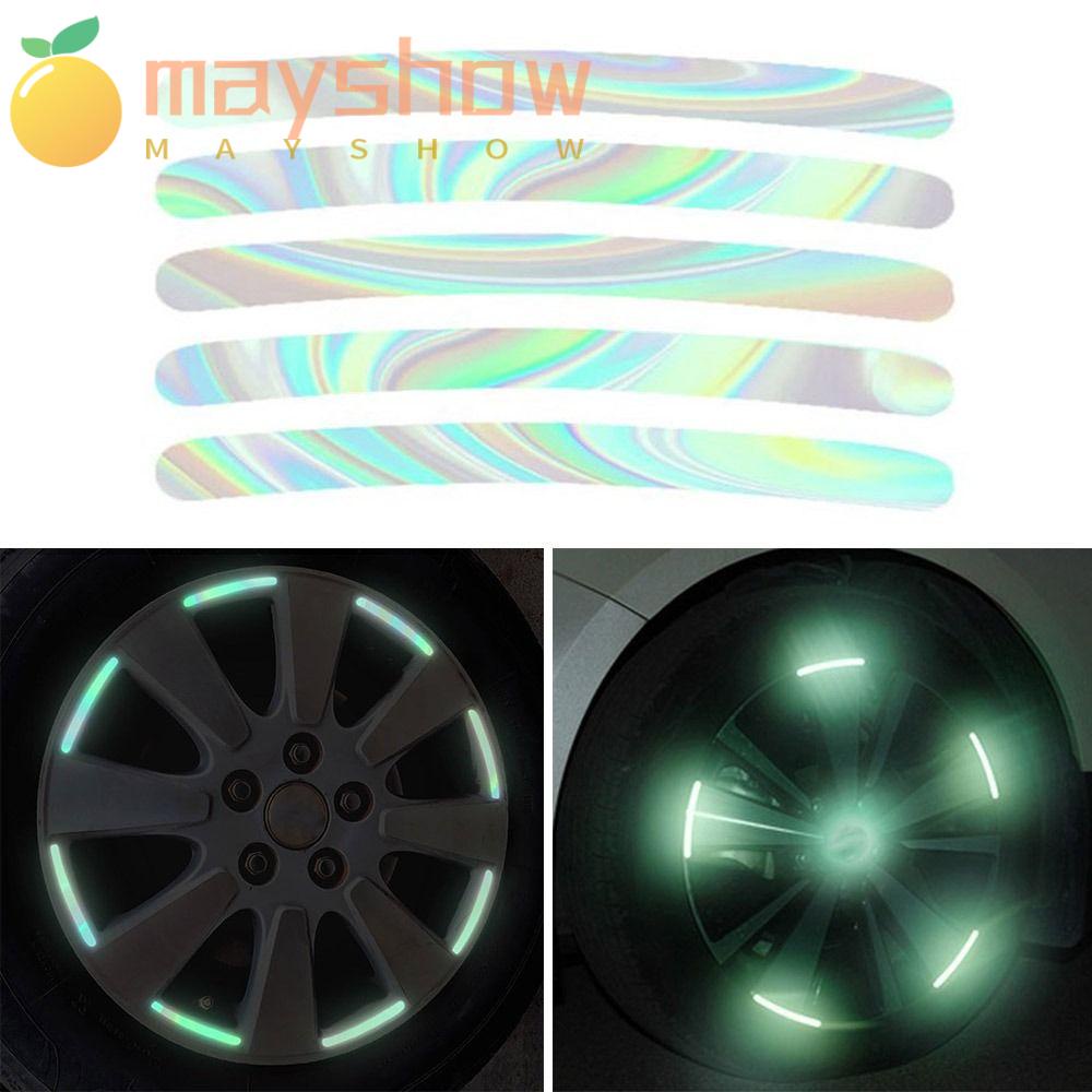 Set 80 Dải Dán Phản Quang Trang Trí Bánh Xe Hơi / Mô Tô