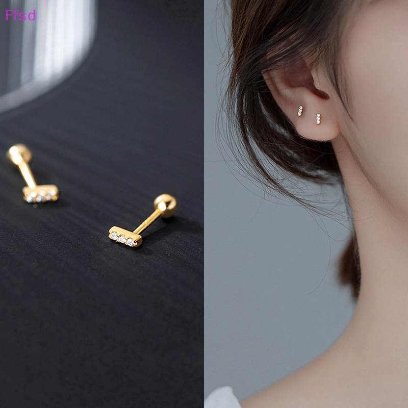 1 Đôi Khuyên Tai Dạng Xoắn Ốc Đơn Giản Cho Nữ