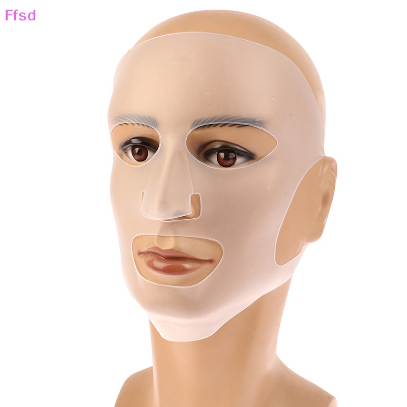{Ffsd} Mặt Nạ Silicone Đeo Tai Làm Săn Chắc Da Chống Nếp Nhăn Tạo Khuôn Mặt Chữ V Có Thể Tái Sử Dụng