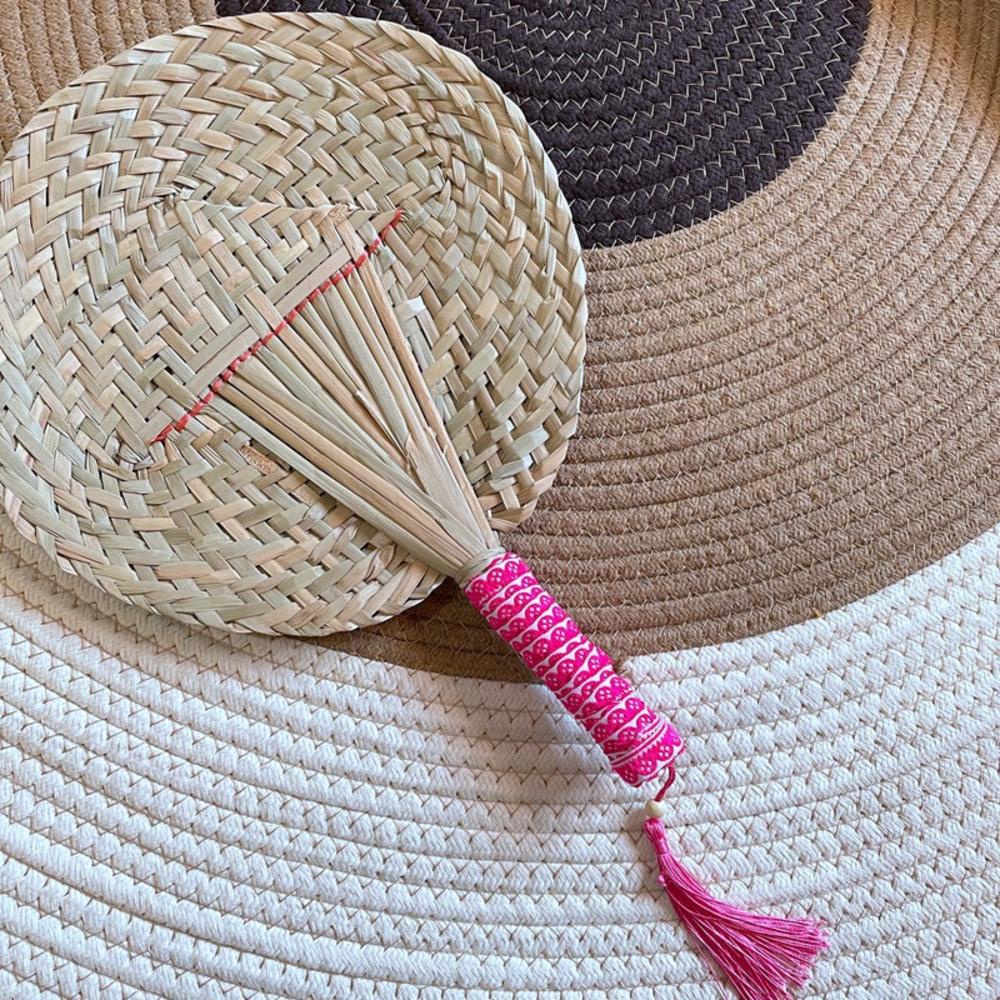 Quạt Làm Mát Mùa Hè Bằng Sợi Bện Thủ Công